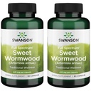Swanson Sweet Wormwood - Promote GI Gut Health, Microbial Balance & Digestive Health Support - Gyógynövény kiegészítés Artemisinin - (90 kapszula, 425 mg minden) 2 Pack