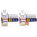 Max. fehérjetartalom Rázzuk 30g fehérjével, 1g cukorral, magas fehérjetartalommal, krémes barackkal és Cherry Cheesecake Variety Pack, 11 fl oz, 12-es csomag
