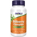 Most élelmiszerek kiegészítők, Bilberry (Vaccinium myrtillus) Komplex 80 mg Beta-Carotene & Riboflavin, 100 Veg kapszula