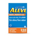 Alever Back & Muscle Pain Relief Naproxen Nátrium- tabletták, Fájdalom Reliever & Láz Reducer, Medicine for body, 250 Count