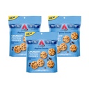 Atkins Bite- Sized Crunchy Protein Cookie, Chocolate Chip, 8g Protein, 4g Fiber, 1g Net Carb, 1g Sugar, Keto Friendly, 3 Bags (5 adag csomagonként)