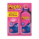Pepto Bismol Liquid Ultra hányingerhez, szívégéshez, emésztési zavarhoz, gyomorbántalmakhoz és hasmenéshez - 5 Szisztolés Fast Relief, Cherry Flavor 12 oz (3-as csomag)