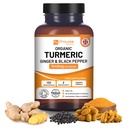 Kurkuma kurkumin 1440mg Black Pepper & Ginger I 120 vegán kurkuma kapszula nagy erő (2 hónap ellátás) Készült az Egyesült Királyságban Prowise Healthcare