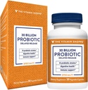 A Shoppe-vitamin probiotikus késleltetett kiadás 30 milliárd - a 10 probiotikus Strains támogatása Digestive, Immune & Vaginal Health vagy Élesztő egyensúlyzavar - Tárolható (30 Veggie Caps)