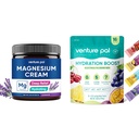 Venture Pal Moisturizing Magnézium Losion & Sugar Free Electrolyte Powder Packaets