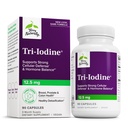 Terry Natural Tri- jód - Support Thyroid Health - Aids Hormonegyensúly Molekuláris jód Kelp - Jellemzők Kálium Iodid & Nátrium Iodid - Brain & Energy Support - 12.5mg, 90 kapszula