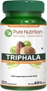 Pure Nutrition Triphala Extract 700mg - 60 Caps (Extract Equivv to 1900mg Triphala Fruit Powder) Nem GMO WY124; Once Daily Agreement 124; 60 Days Supply.