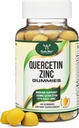 Quercetin Gumies cinkkel (100 mg Quercetin és 91% Napi Cink per szerving) 60 Mango ízesített rágógumi felnőttek és gyerekek számára (nem-GMO és glutén mentes) a Double Wood
