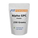 Alpha-GPC Powder 250 Grams, Non-GMO Alpha GPC Supplement Kolin Powder, Vegan, harmadik fél tesztelt, Pre- Edzés, Memory and Focus, Scoop