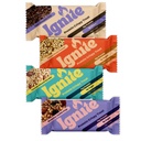 Ignite Bars High Protein Snack, Alacsony Cukor Protein Snack, Egészséges Snack Felnőttek és Gyerekek, Fiber Bar Crispy Treases - Gluten Free, Paleo & Egyénileg csomagolt Power Boost Protein Bars Variety Pack