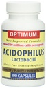 Optimum Acidophilus Lactobacilli kapszula, 100 gróf