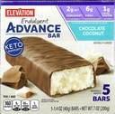 Millville Elevation Advance Chocolate Coconut Bars, Carb Conscious, 5g Protein, Recipes. Egy doboz 5, 1.4oz Egyénileg csomagolt bárok. Bundle tartalmaz 2 receptek, 5 bar.