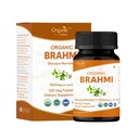 Brahmi 120 tabletta - USDA Organic Bacopa Monnieri Supplement - Támogatja a fókuszt, a nyugalmat és a memóriát - Herbal Nootropic *