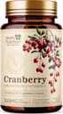 Áfonya tabletta kiegészítés 25,000mg - friss áfonya egyenértékű por kivonat Vitaminok C & E - Vizeleti Tract egészségügyi támogatás, Cran Berry gyümölcs, Sugar Free Formula, palackozott USA - 60 kapszula