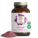 PURE SYNERGY Berry Power | Organic Berry and Fruit Powder | Antioxidant Supplement mit Organic Acai, Camu Camu und Wild Blueberry | für gesundes Altern, Immun- und Hautunterstützung (5.3 Unze Pulver)