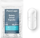 PureCaps USA - Üres Zselatin Kapszula Size 00 database 124; 10 000 joint Pills database