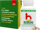 ODii Better High Cleanse Detox 900 mg Fokus Energie Unterstützung Immunsystem Entzündung Entlastung Verdauungs-Gesundheit Kapseln für Männer und Frauen – erhöhen Vitalität und fühlen Sie sich Ihr Bestes!