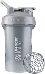 BlenderBottle Classic V2 Shaker üveg Tökéletes proteinrázás és pre edzés, 20- Ounce, Kavicsos Grey