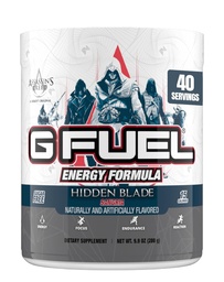 G Üzemanyag Assassin 's Creed Hidden Blade Energy Drink Powder, Pre Workout koffein Mix játék, Sugar Free Focus Amino, Vitamin + Antioxidánsok, 9.9oz (Sangria, 40 szervadékok)
