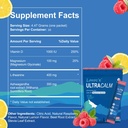 Ultrasalty Super Cortisol Drink, nyugodt Magnézium Glicinate Powder (30 Servings), L-teanine, Ashwagandha, D-vitamin, No Sugar, Málna Lemonade Electrolytes Powder1