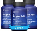 Geronova Research Bio- Enhanced R- Lipoic Acid, 300 mg kapszula - 6 hónapos ellátás - Stabilizált R Alfa Lipoic Acid fokozott abszorpcióval - R Lipoic Acid Supplement - 180 Count