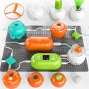 SNAEN Circuits for Kids 4- 8 8- 12 - Science Kits for Kids Age 5- 7 8- 10, Over 300 Projects, 31 Parts, Electronics Exploration Educational ajándékok Kid Boy Girl Ages 3 4 5 6 7 8 9 10 11