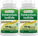 A legjobb természetes kálium-jodid 130 mg / szerving - étrend-kiegészítés, 90 tabletta (2)