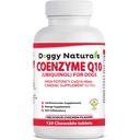 Koenzim Q10 Magas potencia COQ10- 40mg UBIQUINOL kutyáknak (120 tabs) Készült USA CoQ10 kutyáknak
