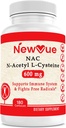 N-acetil L-cisztein (NAC) 600mg, 180 kapszula - nem-GMO, glutén mentes