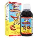 GirafKids Liquid Multivitamin gyerekeknek 4 +, 8oz - Napi Vitaminok Biotinnal, A-vitaminnal, B Complex, Folic Acid, Omega3 & Beta Glucan - Diétás kiegészítés gyerekeknek növekedés és energia