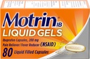 Motrin IB Ibuprofen 200 mg folyadék- gél, Ibuprofen fájdalom - és lázcsökkentő felnőttek számára, a kisebb ízületi fájdalmak enyhítése, izomfájdalom, fejfájás, menstruációs görcsök és hátfájás 80