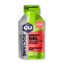 GU Energy Roctane Ultra Endurance Energy Gel, Vegan, Gluten- Free, Kosher, és Dairy- Free On- The- Sports Nutrition for Running, Biking, túrázás vagy síelés, Strawberry Kiwi (24 csomag)