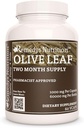Remedy 's tápanyag Olive Leaf124; 1000 mg, 60 Vegan Capsules Herbal Dietal Supplement 124; Két hónapos ellátás