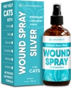 Cat Wound Care Spray tökéletes a Cat Cone 124; Nano Silver + Chlorhexidine in The Commissional 124; Bites, Scratches, Redness, Irritation, and Sutures After Safety