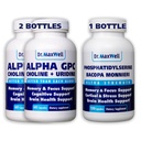 Alpha GPC & Uridin 2X 60 kapszula + Foszfatidilszerin & Bacopa 1x 120 kapszula, 2 hónap ellátás
