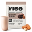 Rise Grass- Fed Whey Protein Powder - Minta csokoládé Almond) 124; 25 g fehérje Nincs Mesterséges aroma, színezékek, vagy tartósítószerek - Sugar mentes, gluténmentes, szójamentes (egyszeri kiszolgálás)
