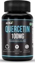 Quercetin 100mg Kapseln - Standardisiert auf 95 % | Hochgereinigte und bioverfügbare Ergänzung | Natürliche Bioflavonoide & Leistungsstarke Anti-Oxidantien (30 Kapseln)