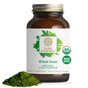PURE SYNERGY Organic Wheat Grass Juice Powder | Chlorophyll-Rich Green Juice Powder | Raw Organic USA Wheat Grass | for Energy, Alkaline Balance, and Digestion Support (5.3 oz.)