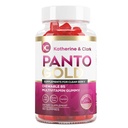 Katherine & Clark Panto Gold Vitamin B5 Pantothenic Acid Gumies for Acne - Hair Skin and Nails Gumies - Biotin, Cink, Folic Acid Chewable Non- GMO Gluten- Free for Body - Oily Skin Gumies - 60 Count