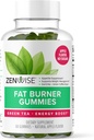 Zenwise Health Fat Burner gumik - étvágycsökkentő fogyás zöld tea kivonat és Garcinia Cambogia Metabolizmus + Zöld kávé Bean és málna keton - 60 Count Apple Gumies