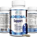 Adrenal Support, Cortisol Manager, Adrenal Health, Halten Balanced Cortisol Levels, Stress Relief Supplement mit Ashwagandha, L-Tyrosine - 60 Kapseln