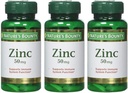 Természet Bounty Cink 50 mg Caplets 100 ea (3-as csomag)