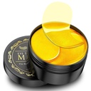 24K Gold Under Eye Patches - 60 csomag Puffy Eyes, Sötét Circles, Bags & Wrinkles Collagen & Hyaluronic Acid