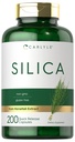 Carlyle Silica Supplement Capsicum 124; 200 Gróf 124; from Horsetail Exchange 124; Non-GMO & Gluten Free