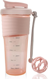 Protein Shaker palack, Sport keverőpalack Protein Keverék Whisk Ball, keverőpalack, Portable Pre Workout Whey Protein Drink Shaker Kupa Midnight Pink