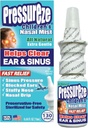 Pressureze All Natural Preservative- Free Sterile Nasal Spray gyerekeknek - Fast Relief Nasal Spray - Sinus Allergia & Congestion 124; 130 Spray, 18 ml
