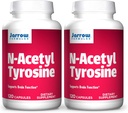 Jarrow Formulas N- Acetyl Tyrosine 350 mg - 120 kapszula, csomag 2 - Támogatja az agy funkcióját - B6 vitamint tartalmaz aminosav metabolizmushoz - 240 teljes szervadék