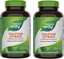 A természet útja Kalcium Citrát, 500 mg Kalcium per 2- Kapszula Serving, Csontegészség és Izomfunkció *, Keverék Citrát, Carbonate & Malate, Gluten Free, 250 kapszula (csomagolás május Vary) - 2 csomag
