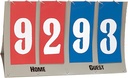 Champion Sports FAS4 Flip A Score Tabletop Scorer, 5 "Számok