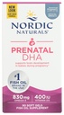 Nordic Naturals Pro Prenatal DHA, Flavored - 830 mg Omega3 + 400 NE D3- 90 Soft Gels - Támogatja az agy fejlődését a babák terhesség és szoptatás alatt - Non-GMO - 45 Servings